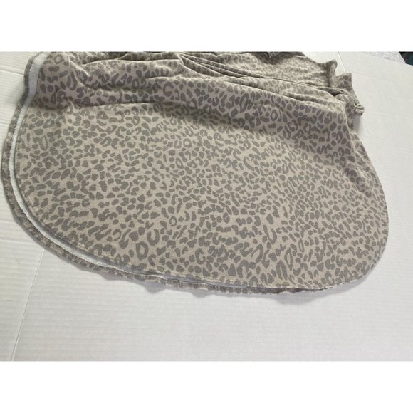 Vintage Bombom Womens Leopard Print Maxi Dress Size XL Grey and White Athleisure - Picture 5 of 9